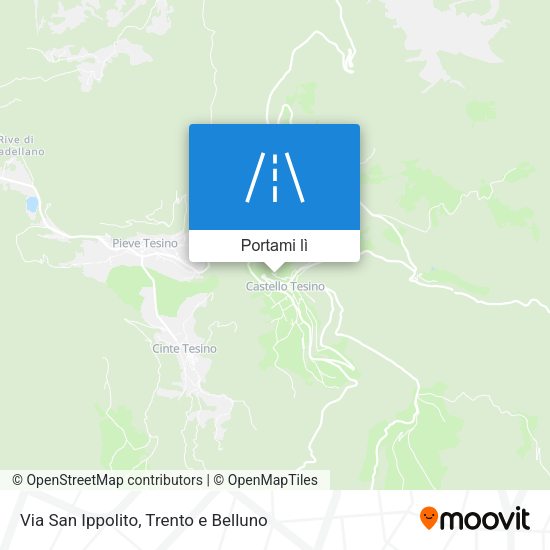 Mappa Via San Ippolito