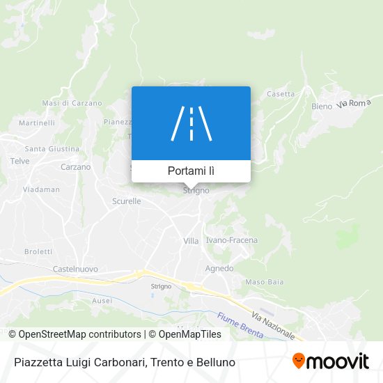 Mappa Piazzetta Luigi Carbonari