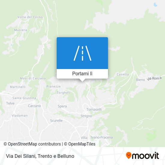 Mappa Via Dei Silani