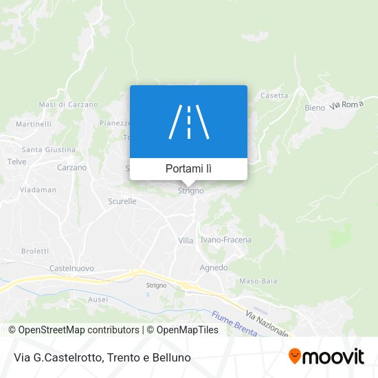 Mappa Via G.Castelrotto