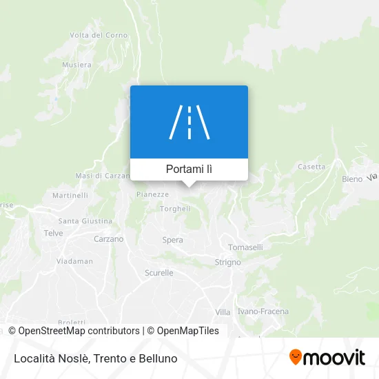 Mappa Località Noslè