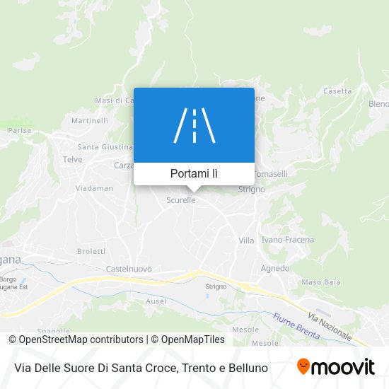 Mappa Via Delle Suore Di Santa Croce