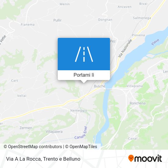 Mappa Via A La Rocca