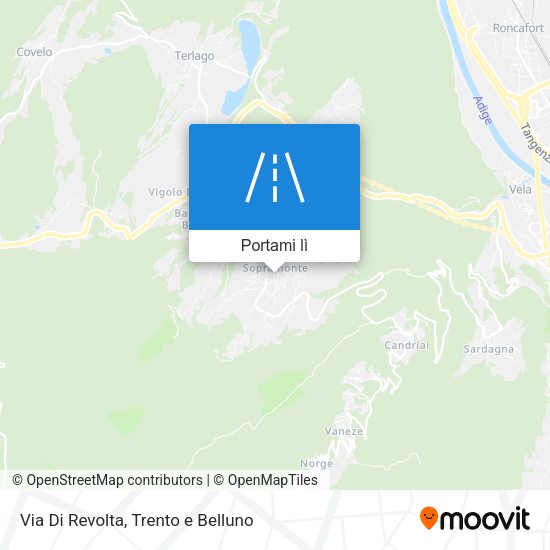 Mappa Via Di Revolta