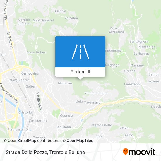 Mappa Strada Delle Pozze