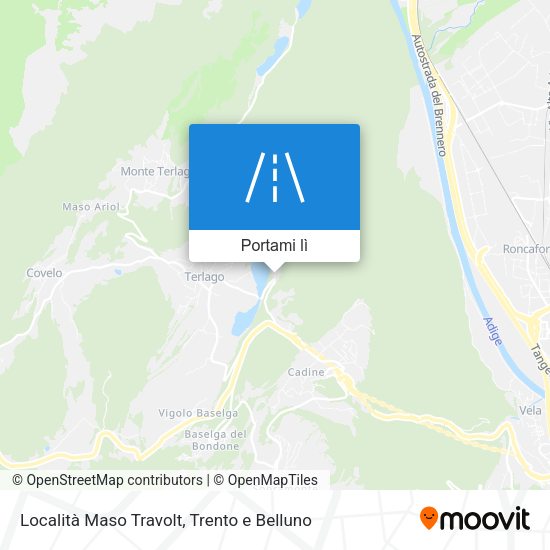 Mappa Località Maso Travolt