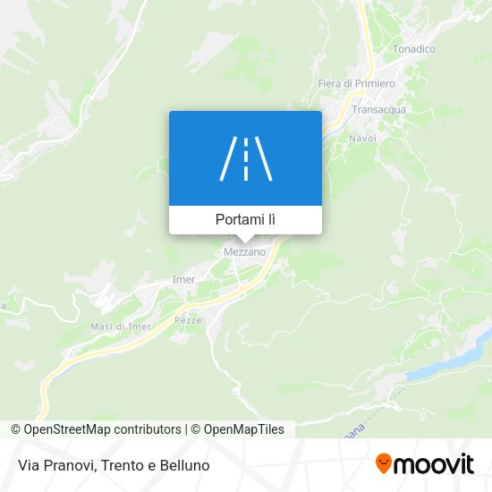 Mappa Via Pranovi