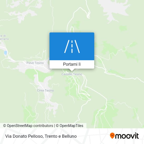 Mappa Via Donato Pelloso