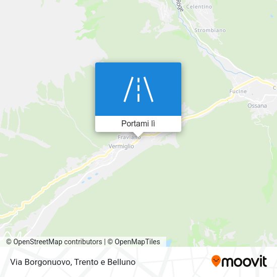 Mappa Via Borgonuovo