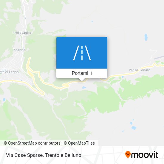 Mappa Via Case Sparse
