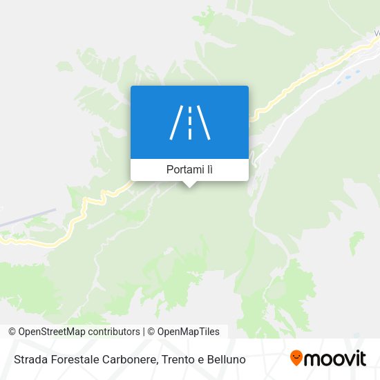 Mappa Strada Forestale Carbonere