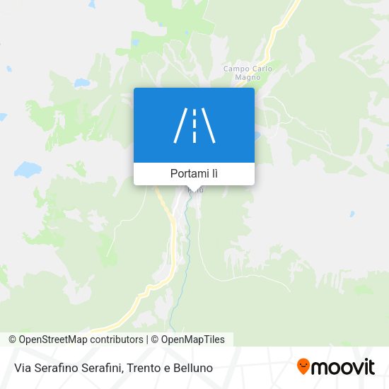 Mappa Via Serafino Serafini