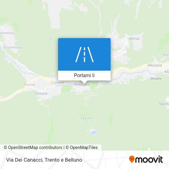 Mappa Via Dei Canacci