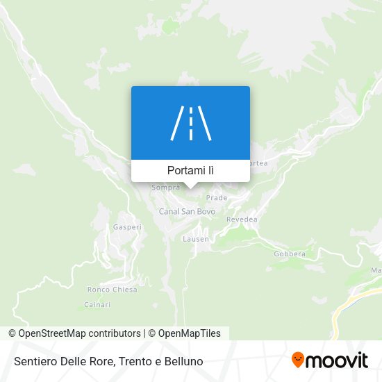 Mappa Sentiero Delle Rore