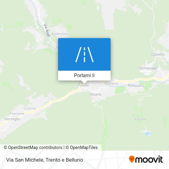 Mappa Via San Michele