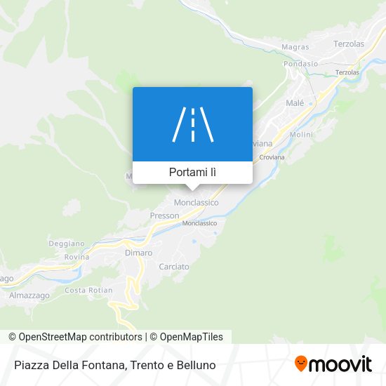 Mappa Piazza Della Fontana