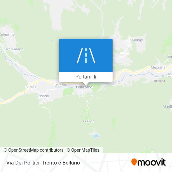 Mappa Via Dei Portici