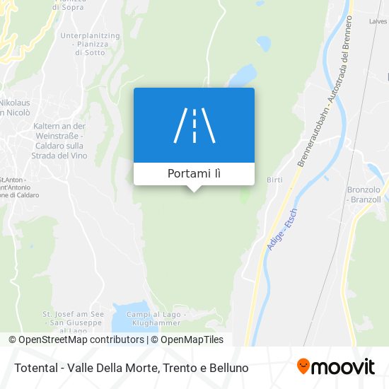 Mappa Totental - Valle Della Morte