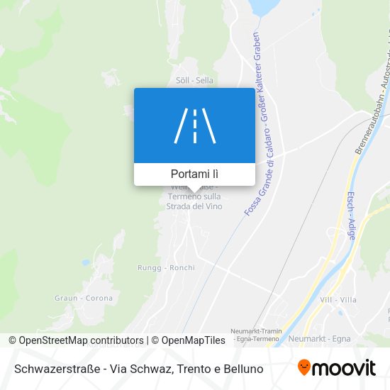 Mappa Schwazerstraße - Via Schwaz