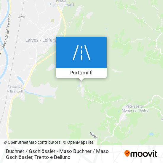 Mappa Buchner / Gschlössler - Maso Buchner / Maso Gschlössler