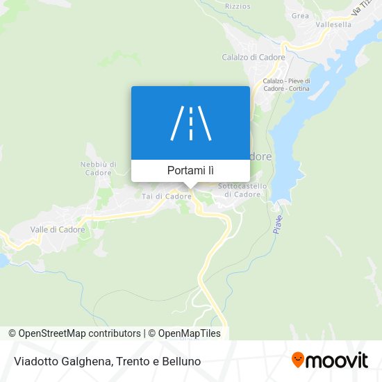 Mappa Viadotto Galghena