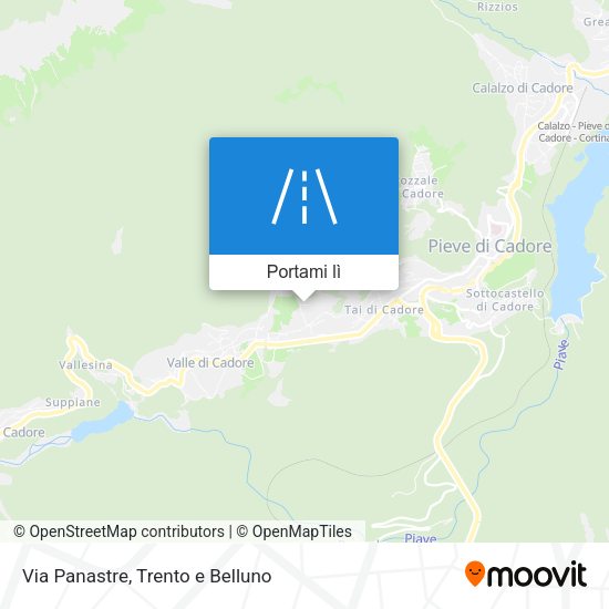 Mappa Via Panastre