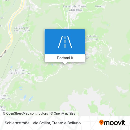 Mappa Schlernstraße - Via Sciliar