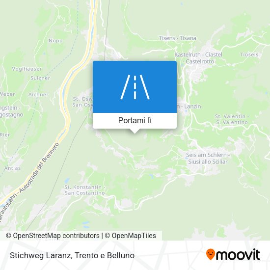 Mappa Stichweg Laranz