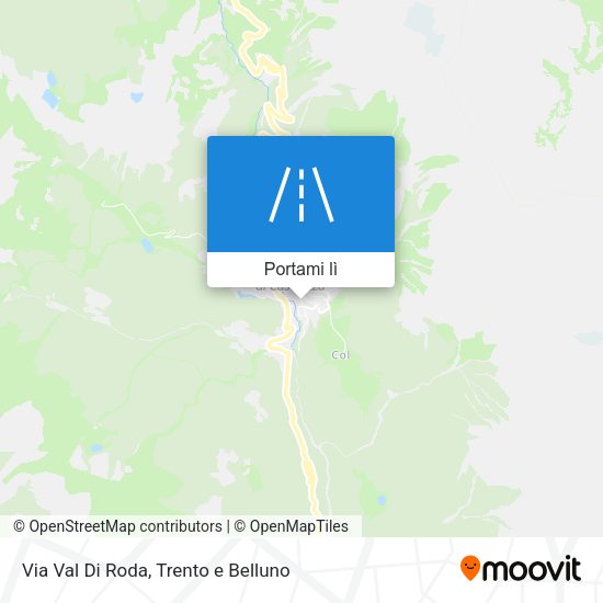 Mappa Via Val Di Roda