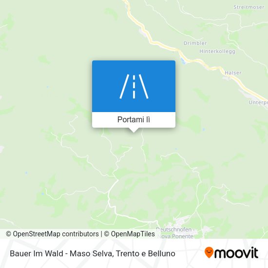Mappa Bauer Im Wald - Maso Selva