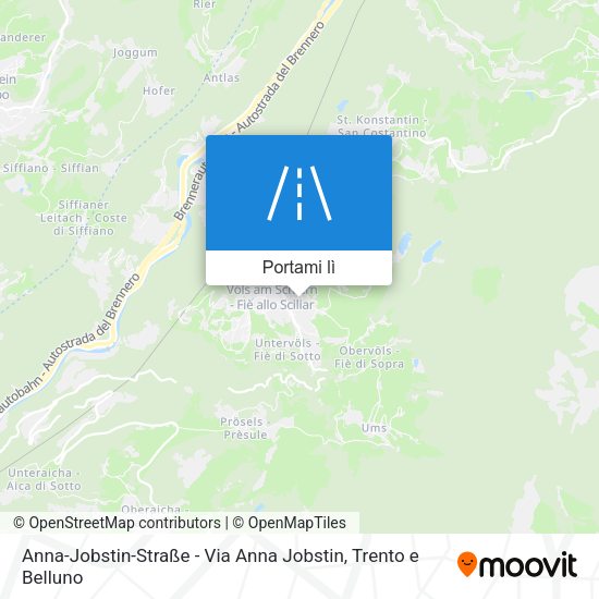Mappa Anna-Jobstin-Straße - Via Anna Jobstin