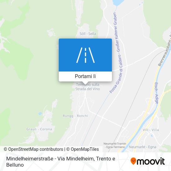 Mappa Mindelheimerstraße - Via Mindelheim