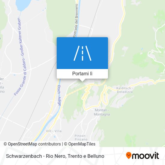 Mappa Schwarzenbach - Rio Nero