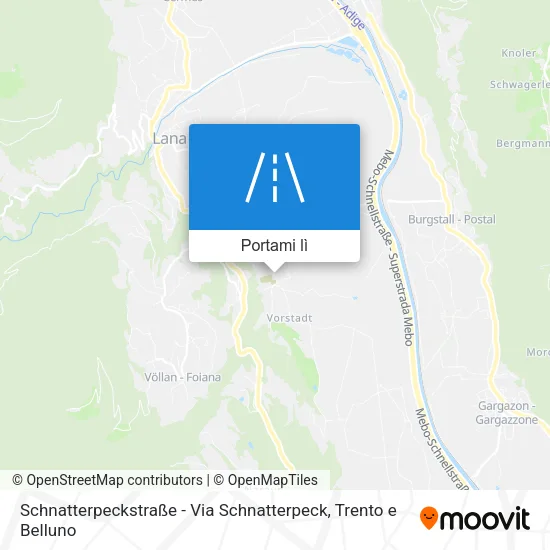 Mappa Schnatterpeckstraße - Via Schnatterpeck