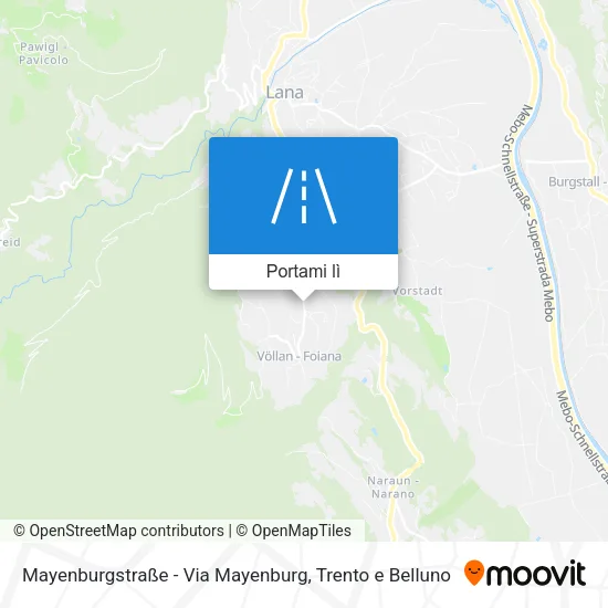 Mappa Mayenburgstraße - Via Mayenburg