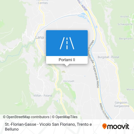 Mappa St.-Florian-Gasse - Vicolo San Floriano