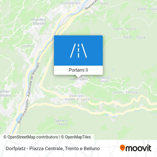 Mappa Dorfplatz - Piazza Centrale