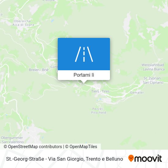 Mappa St.-Georg-Straße - Via San Giorgio