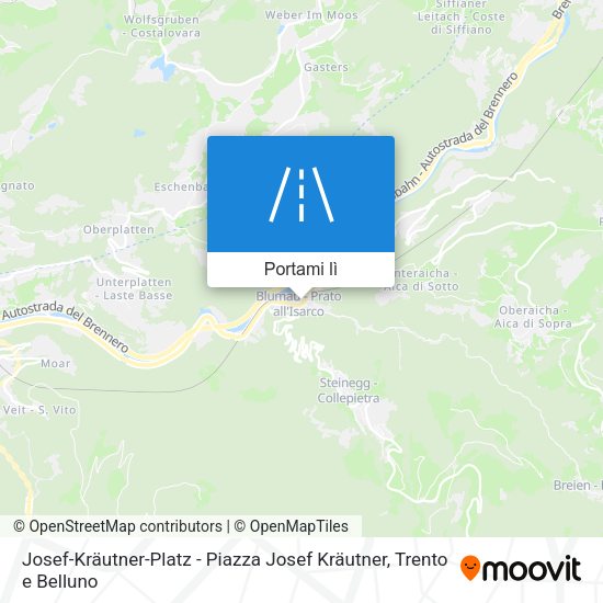 Mappa Josef-Kräutner-Platz - Piazza Josef Kräutner