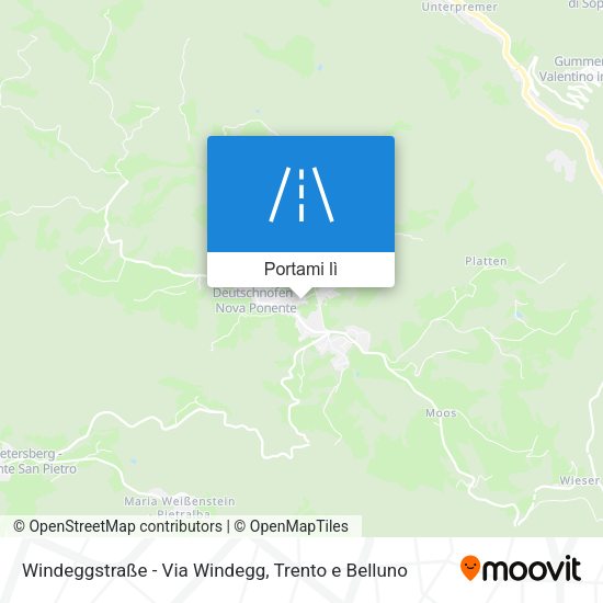Mappa Windeggstraße - Via Windegg