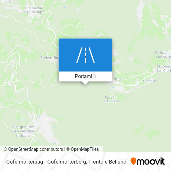 Mappa Gofelmortersag - Gofelmorterberg
