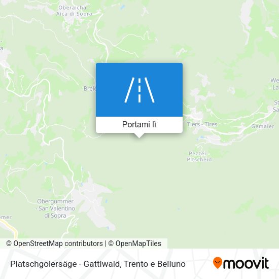 Mappa Platschgolersäge - Gattlwald