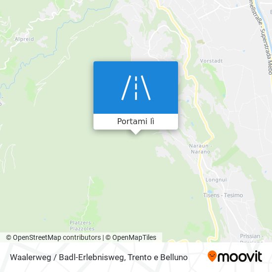 Mappa Waalerweg / Badl-Erlebnisweg