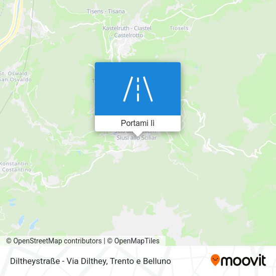 Mappa Diltheystraße - Via Dilthey