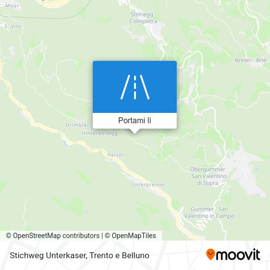 Mappa Stichweg Unterkaser
