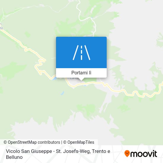 Mappa Vicolo San Giuseppe - St. Josefs-Weg