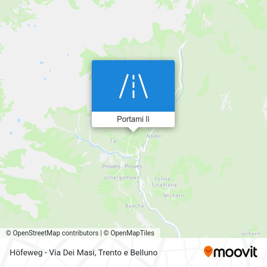 Mappa Höfeweg - Via Dei Masi