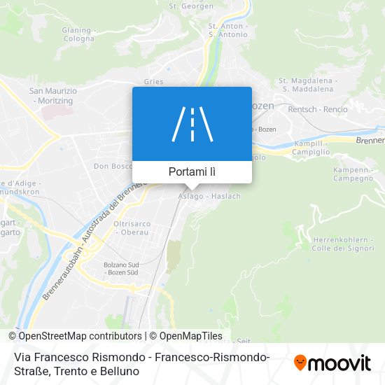 Mappa Via Francesco Rismondo - Francesco-Rismondo-Straße