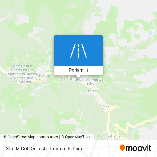 Mappa Streda Col Da Lech