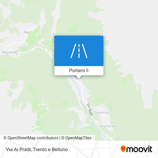 Mappa Via Ai Pradi